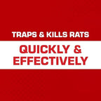Tomcat Secure-Kill Rat Trap, Features Aggressive Secure Catch Design to Trap and Kill, 2 Traps