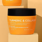 Luseta Turmeric & Collagen Hair Mask Thickening Hair Treatment for Thin and Oily Hair, Nourish Scalp, Frizz Control & Add Shine, Sulfate Free