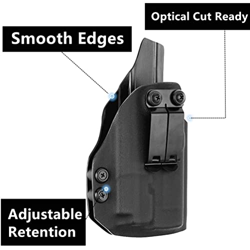 kydex IWB Holster for Taurus G2C G3C Toro with Olight PL-Mini 2 Valkyrie 600 Lumens Tactical Flashlight Red Dot Optics RMR Cut PT111 PT140 Concealed Carry