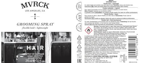 MVRCK by Paul Mitchell Grooming Spray for Men, Flexible Hold, Lightweight Formula, For All Hair Types, 7.3 fl. oz.