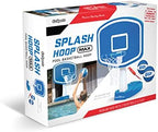 GoSports Splash Hoop Swimming Pool Basketball Game, Includes Poolside Water Basketball Hoop, 2 Balls and Pump – Max Blue