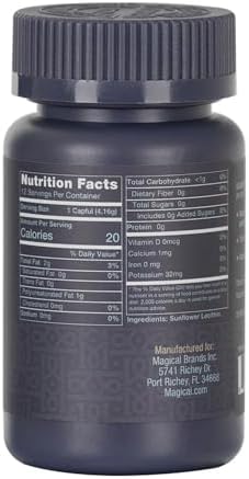 MAGICAL BUTTER Sunflower Lecithin Powder - Butter & Oil Kitchen Essentials Powder for Bakery Products - Powder Aids Fat Breakdown for Maintaining Stability & Texture - Soy-Free & Non-GMO - 1.76 oz