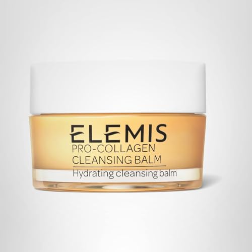 ELEMIS Pro-Collagen Travel Size Cleansing Balm - 3-in-1 Daily Face Cleanser - Melts Away Waterproof Makeup and Sunscreen - Lavender and Chamomile Oil - 20g