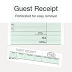 Adams Guest Check Unit Sets, 2-Part, Carbonless, White Bond/Tag, 4-1/4 x 7-1/4 Inches Detached, 250 Sets/Pack (947SWC)