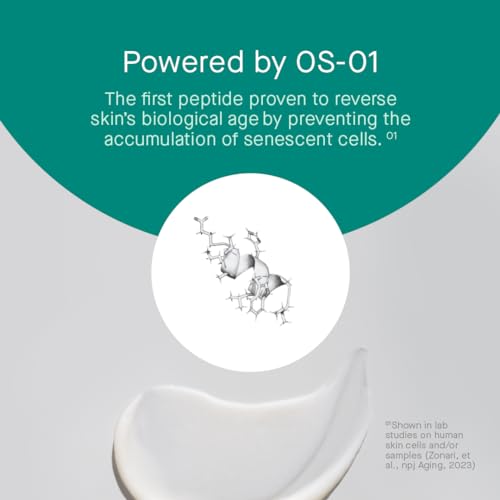 FACE & EYE OS-01 Peptide Topical Supplement | Skin Longevity Age Reversal Moisturizer and Eye Cream