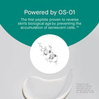 FACE & EYE OS-01 Peptide Topical Supplement | Skin Longevity Age Reversal Moisturizer and Eye Cream