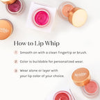 Kari Gran Lip Whip | Moisturizing Lip Balm with Organic Oils | Clear Glossy Sheen + Peppermint | Rich Buttery Texture, Hydrates & Protects | Non-GMO, Organic Ingredients, Made in USA (Marsala)