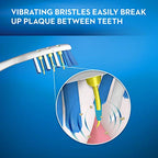 Oral-B Pulsar Whitening Battery Toothbrush, Medium, 1 Count (Pack of 2)