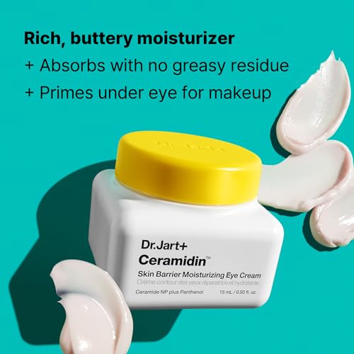 Dr.Jart+ Ceramidin™ Under Eye Cream with Ceramides | Korean Skin Care, 0.5 Fl Oz