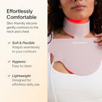 Solawave Neck & Chest LED Light Therapy Mask | FDA Cleared Red and Infrared Light Therapy for Body | Decolletage Mask for Neck Decollete Chest for Anti-Aging & Glowing Skin Device