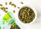 Food to Live Organic Dry Roasted Pumpkin Seed Kernels, 16 Pounds - Non-GMO, Unsalted, Oven Roasted Whole Pepitas, No Oil Added, Shelled, Vegan, Kosher, Keto, Bulk. Low in Carbs. High In Protein.