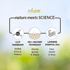 nfuse Magnesium Lotion | Ultra Healing Body Lotion | Natural Magnesium Therapy | Lavender: Rest + Restore | 8 oz