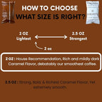 Sarasota Coffee Ground Packets | Gourmet Flavored Medium Roast Grounds Coffee Packs | Salted Caramel | Low Acid Mold Free Individual Single Pot Pouches for 12 Cup Coffee Maker | 2 Ounce Bags, 12 Count