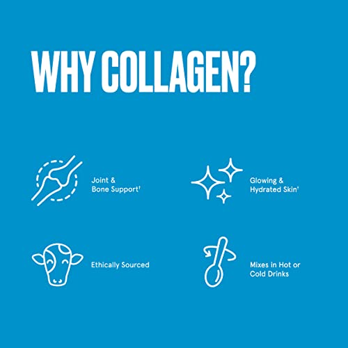 Bulletproof Vanilla Collagen Peptides Powder with MCT Oil, 17.6 Ounces, Grass-Fed Collagen Protein for Skin, Bones and Joints
