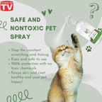 VoilaVe HOCL Spray for Dogs & Cats - Hypochlorous Acid Spray for Pets, Antiseptic Spray - Dog Wound Spray for Skin Irritation, Itch Relief, Infection, Allergy, Rashes - Safe for All Animals - 8 OZ