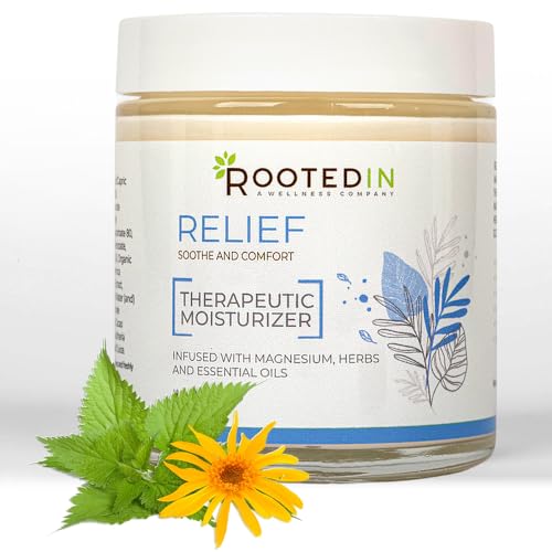 Relief Magnesium Cream Body Butter with Comfrey & Peppermint Essential Oil - Extra Strength Arnica Cream 11,000mg Pure Magnesium Lotion for Kids & Adults, Joint, Muscle Relief, Cramping & Soreness