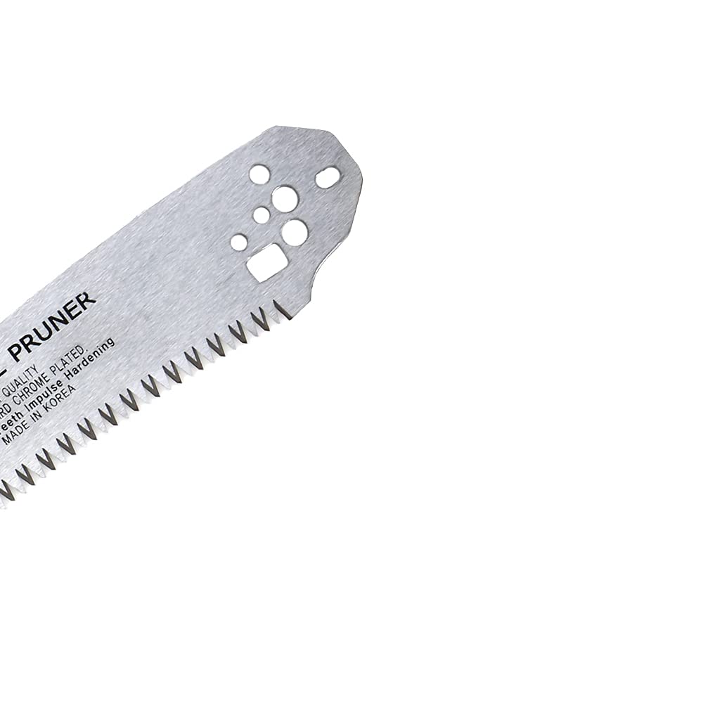 Universal Type Saw Blade, Compare The Holes on The Picture and See if Your Blade Can Match Up, Pole Pruner Blade Replacement, Razor-Sharp Curved Blade Saw (15 inches)