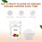Fanale Premium Creamy Sesame Bubble Tea Flavoring Powder | Perfect for Baking, Smoothies, Desserts and Drinks | Instant Flavoring Powder for Boba Milk Tea- 2.2 Pounds (Pack of 20).