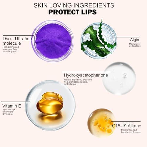 Peel Off Lip Stain - Long Lasting, Transfer Proof and Waterproof Tattoo Lip Tint, Matte Finish Lip Stain Peel Off, Infused with Vitamin E & Algin & Hydroxyacetophenone, #007 Amber
