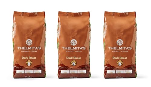 Dark Roast, Honduran Coffee, Whole Bean — Single Origin, Single Estate, Specialty Beans — Intense Flavor with Rich Creamy, Nutty, Smooth Chocolate Notes and Low-Acid — Freshly Roasted, Yearly Harvested