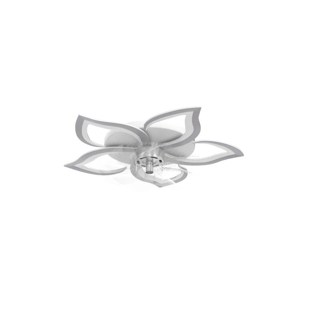 Bevenus Low Profile Ceiling Fan with Lights,110v Modern Dimmable Flower Shape, Remote Control/app Control,Timing 6 Gear Speeds Fan Ceiling Lamp.
