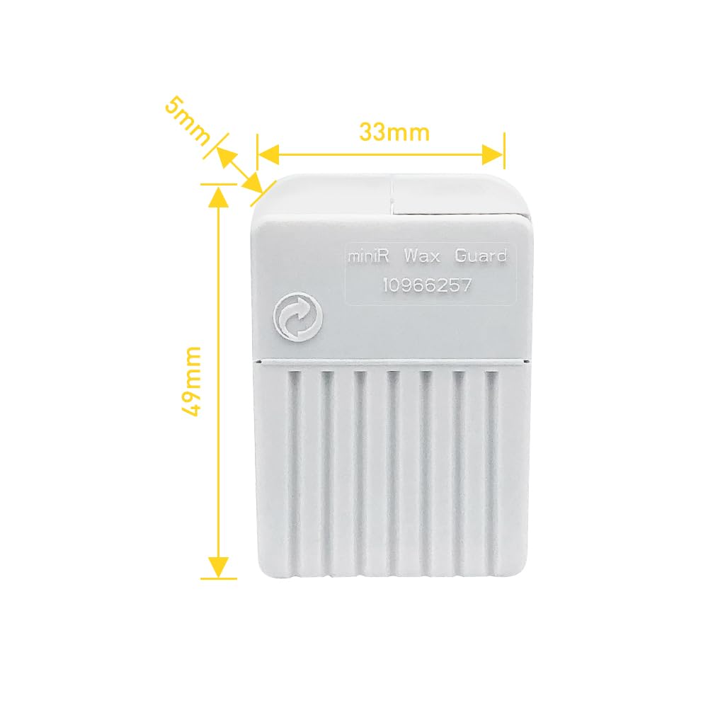 for Siemens/Signia 2.0 MiniReceiver Wax Guards Filters Hearing Aid Accessories Cerumen Stop Cleaning Tool Replacements #10966257 5-Pack/40 Filters (Sony C10 & E10 Compatible)
