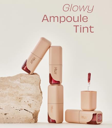 Glowy Ampoule Tint, Water-based Glowy Lip Stain (Dawn Pink)