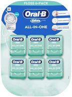 Oral-B Glide Mint All-in-One Dental Floss, 48 Yards Each (Pack of 6)
