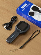 TOMLOV P10 Evo Handheld Close-Up Microscope: 20X Digital Coin Microscope for Adults Kids, LED Lighted Magnifier with 2" IPS Screen, Battery, Jewelers Loupe Compatible with Windows/macOS, Black