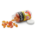 Airborne 750mg Vitamin C Gummies for Adults, Immune Support Gummies with Powerful Antioxidants VIT C & E, Caffeine Free - 2x63ct Bottle (42 Servings), Assorted Fruit Flavor