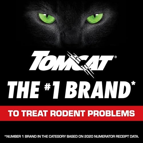 Tomcat Mouse Killer Disposable Station for Indoor/Outdoor Use - Child & Dog Resistant, 2 Stations with 1 Bait Each