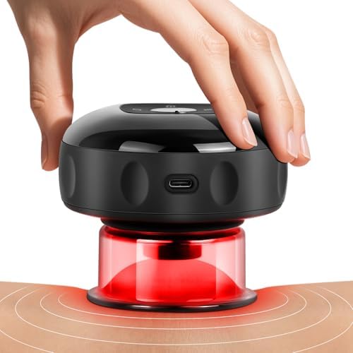 DANGSHAN Smart Cupping Therapy Massager | 4-in-1 Red Light Pain Relief Therapy | Electric Cupping Kit for Massage | Powerful Meridian for Back Muscle Soreness Relief Pain Tools