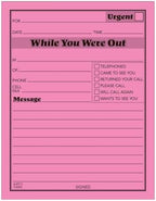 Adams While You Were Out Pads, 4.25 x 5.25 Inches, Assorted Neon Colors, 50 Sheets/Pad (6-Pack) (9711NEON)