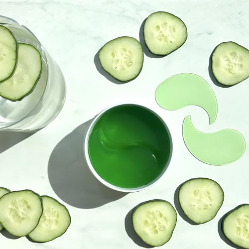 Peter Thomas Roth | Cucumber De-Tox Hydra-Gel Eye Patches | Soothing Under-Eye Patches for Puffiness, Dark Circles, Fine Lines and Wrinkles, 60 Count (Pack of 1)