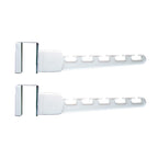 Wonder Hanger Over The Door 2-Pack Organizer for Clothes Hangers, Space-Saving Cascading Hanger Hooks, White