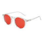 PRIMALS Blue Light Blocking Glasses - Extra Strength - Blocks 99.9% Blue Light - Improves Sleep & Focus - Computer/Gaming/TV/Phones - (Red Lens + Clear Frame)
