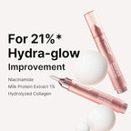 Medicube Collagen Glow Booster Milk Serum - Twist & Click - Radiance & Hydration with Niacinamide, Milk Protein Extract, Hydrolyzed Collagen - Illuminates & Firms Skin - Korean Skin Care, 0.50 oz