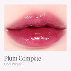 Espoir Couture Lip Tint Glaze #20 Plum Compote 0.14oz | Volumizing Lip Stain with Syrupy Shine | Long-Lasting & Vibrant Color for Radiant Lip Look | Moisturizing & Glossy Lip Tint | Korean Lip Makeup