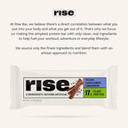 Rise Pea Protein Bar - Vegan Sunflower Cinnamon | Breakfast Bar & Protein Snack 17g Protein Just 5 Whole Food Ingredients Non-GMO Gluten-Free Soy Free