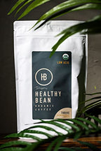 Healthy Bean Coffee Thrive Morning Blend - Organic Ground Coffee Medium Roast - Low Acid for Sensitive Stomachs, Smooth and Rich Flavor, Clean, Low Acidic - Medium Roast, 11oz