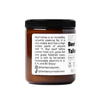 Santa Cruz Paleo Beef Tallow for Skin Care & Cooking, 100% Grass Fed and Finished, Gluten Free, Keto, Sugar Free, Paleo, Use as Lip Balm or Moisturizer, With Vitamin D, E, K, B1, A, Fatty Acids, 8 Oz