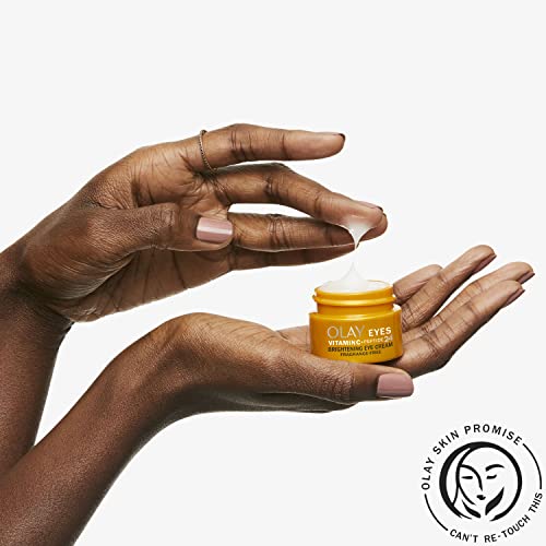 Olay Vitamin C + Peptide 24 Eye Cream, Fragrance-Free, 0.5 oz