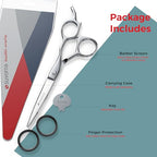 6.5" Hair Cutting Scissors for Professional, Barber & Hairdresser - Extremely Sharp Hair Shears for Cutting, Trimming, Grooming, Precision - Right Hand Hair Scissors for Men, Women, Adults.