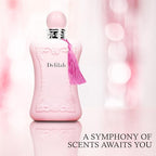 Women's Delilah&Sweat Cherry Perfume Set Romantic Floral Scent Eau De Parfum Spray for Women 3.4 Fl Oz Each Bottle Daily Used Fragrance