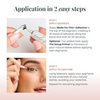 FlutterHabit The Shorties Lashes, 2 Sets of Eyelashes, DIY Natural Lash Extensions, Up to 10 Day Lash Wear, Salon Quality Cluster Eyelashes for a Natural Look, No Glue Included