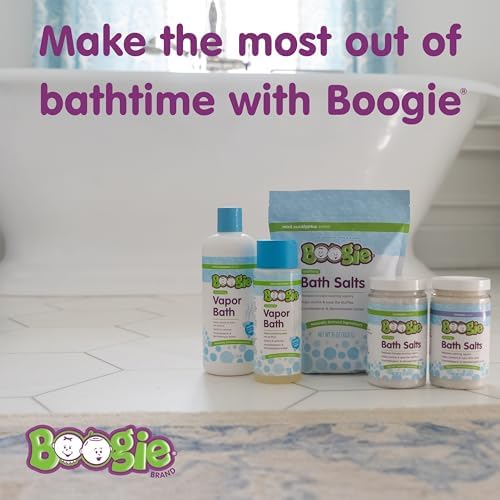 Boogie Kids Bath Bombs, Calming, Naturally Derived, Made with Aloe and Calming Vapors, Eucalyptus, 3 Bath Bombs, 2.8 oz, Pack of 1