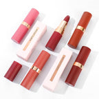 3 Pcs Nude Lipstick Matte Sets,Light to Dark Velvet Lipstick for Women Long Lasting Waterproof 24 Hours Lip Stick Lip Stain Makeup Gift Sets,labiales mate 24 horas originales