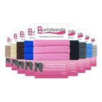 Large Hair Ties for Thick, Heavy or Curly Hair - Non-Slip, Non-Damage, Seamless Women's Ponytail Scrunchies - Pink 3 Pcs