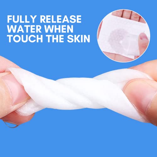 Makartt Lint Free Nail Wipes, AB Side Design Super Absorbent Cotton Pads 450PCS for Soak Off Gel Nails Polish Makeup Remover Eyelash Glue Removers and Skincare, Soft Organic Cleaning Wipe