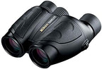 Nikon Travelite 12x25 Binoculars (7279) Travel Bundle - Black With Lens Pen, Carry Case, and Lens Cloth - High Powered Compact for Adults - Bird Watching, Hunting, Hiking